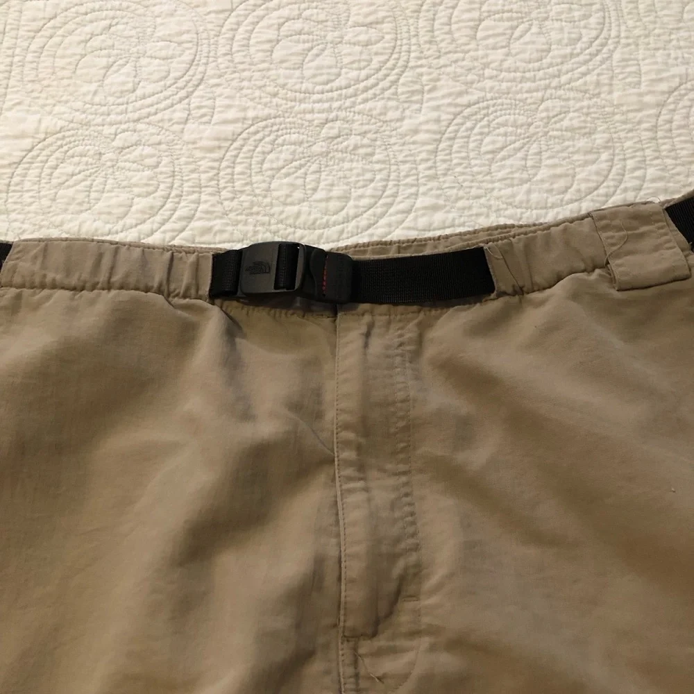 The North Face nylon cargo shorts. Size XL.